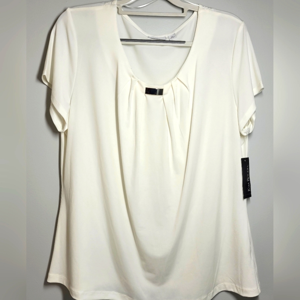 Kim Rogers Ivory Shell  XL